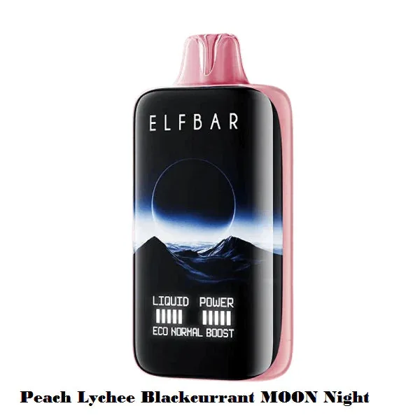 Elf Bar Moonnight 40K – Peach Lychee Blackcurrant 40000 Puffs - Buy Authentic Vape in Goa - Vape Shop Goa