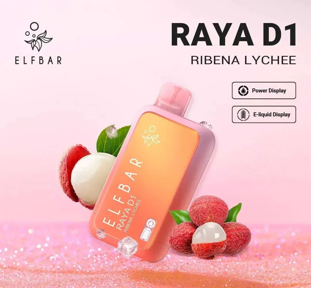 Elf Bar Raya D1 – Ribena Lychee - Buy Authentic Vape in Goa - Vape Shop Goa