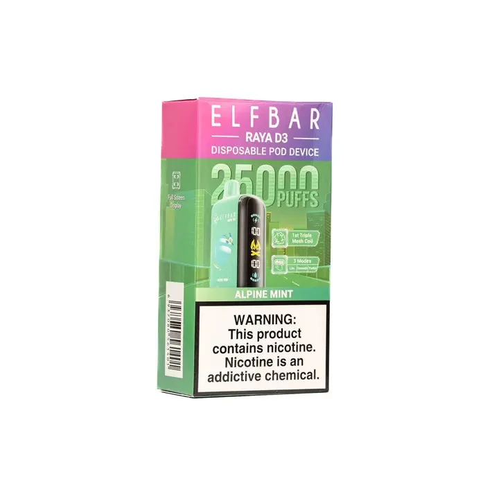 Elf Bar Raya D3 – Alpine Mint – 25000 - Buy Authentic Vape in Goa - Vape Shop Goa