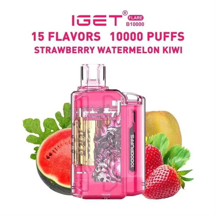 Iget Flare B10000 – Strawberry Watermelon Kiwi - Buy Authentic Vape in Goa - Vape Shop Goa