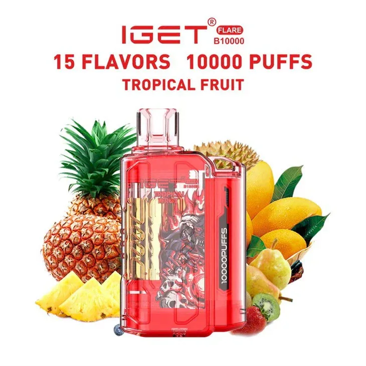 Iget Flare B10000 – Tropical Fruit - Buy Authentic Vape in Goa - Vape Shop Goa