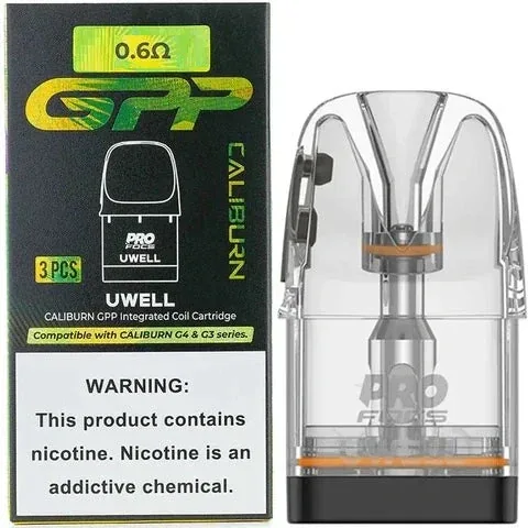 Uwell Caliburn Gpp Replacement Pod (0 6ω) - Buy Authentic Vape in Goa - Vape Shop Goa