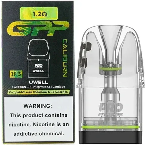 Uwell Caliburn Gpp Replacement Pod (1 2ω) - Buy Authentic Vape in Goa - Vape Shop Goa