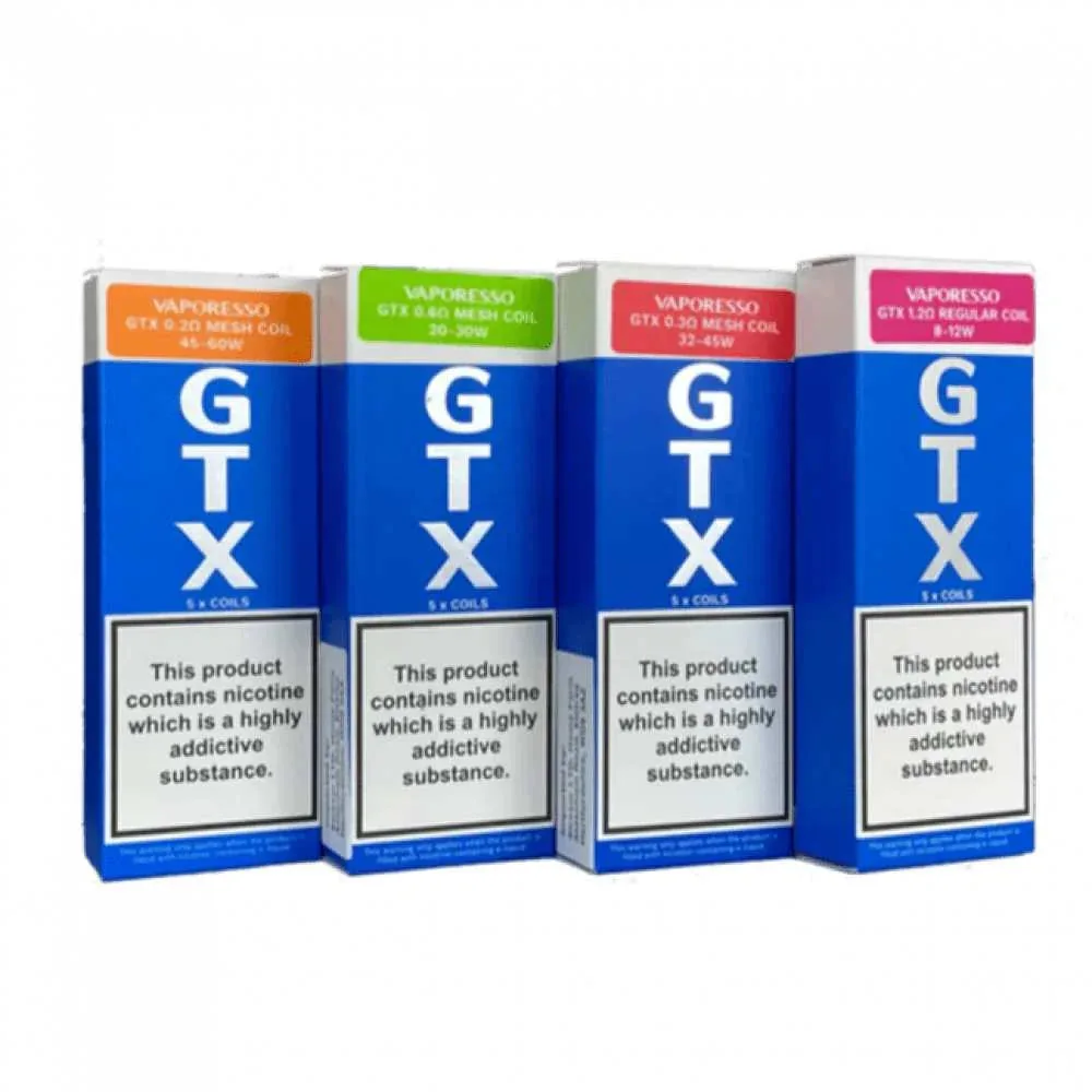 Vaporesso Gtx Replacement Coil Series (5-pack) - Buy Authentic Vape in Goa - Vape Shop Goa